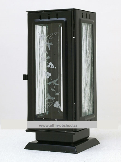 Obrázok z Lampáš na pomník štandart čierny