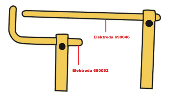 Obrázek z Elektroda pro čelisti XA3 Telwin 690046 